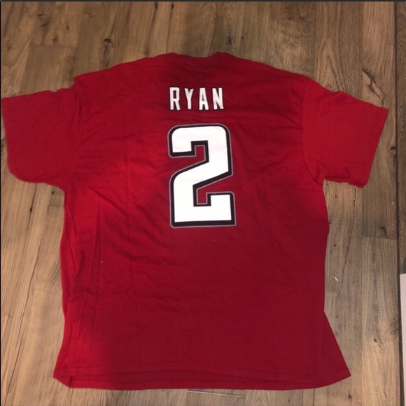 Falcons Ryan #2 Short Sleeved Tee Shirt Size XXL - Picture 2 of 4